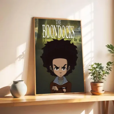 The Boondocks Cartoon Huey Freeman Wall Art