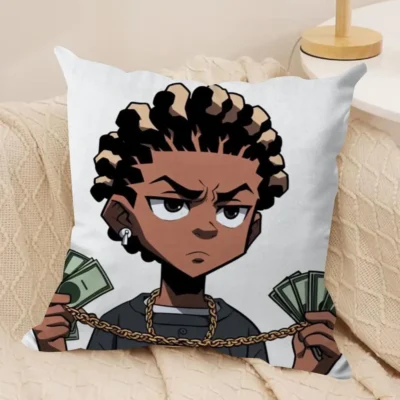 The Boondocks Bassic Throw Pillow
