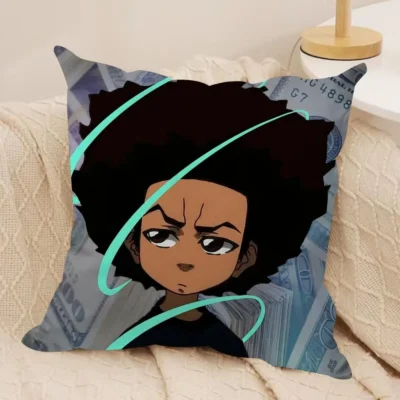 New The Boondocks Huey Freeman Throw Pillow