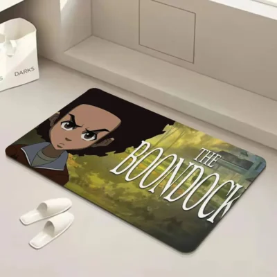 Best Cartoon The Boondocks Huey Freeman Bath Mats