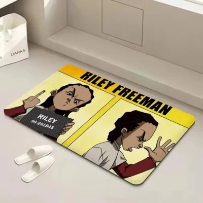Cartoon The Boondocks Riley Freeman Unique Bath Mats