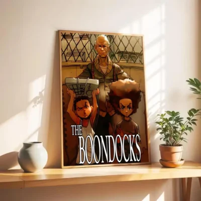 The Boondocks Cartoon Vintage  Wall Art