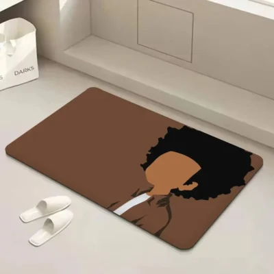 Cartoon The Boondocks Huey Freeman Bath Mats