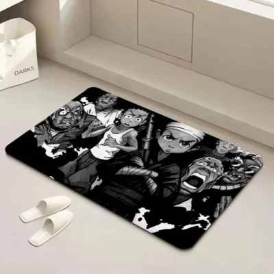 Cartoon The Boondocks Retro Bath Mats