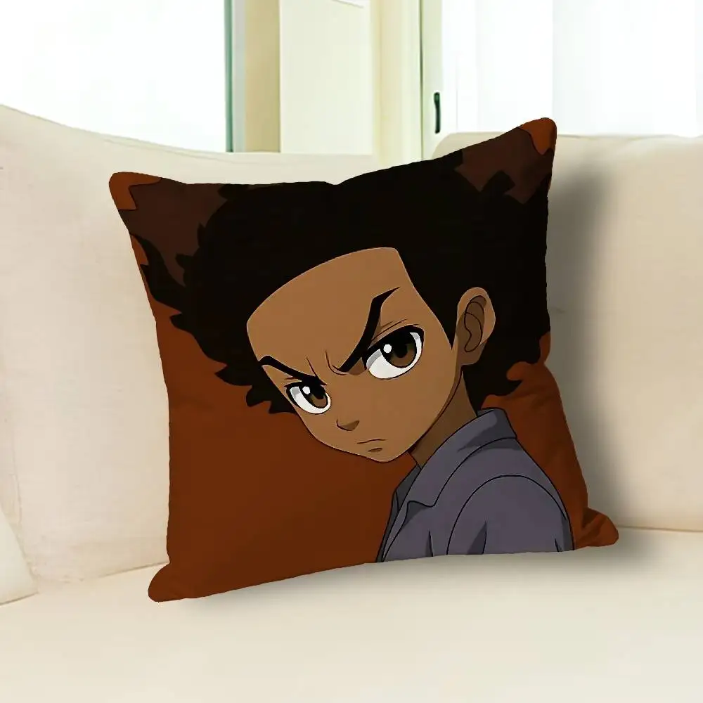 Cartoon The Boondocks Huey Freeman Basic Throw Pillow