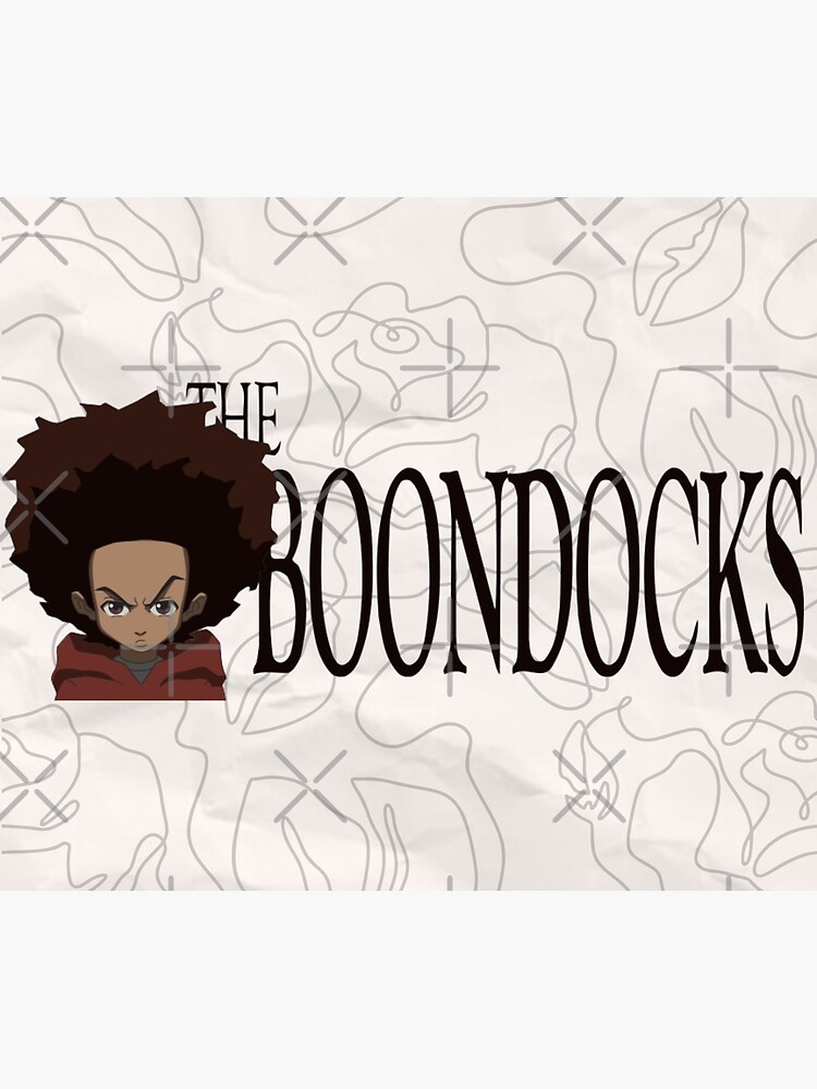 The Boondocks Huey & Logo Tapestry - Image 2