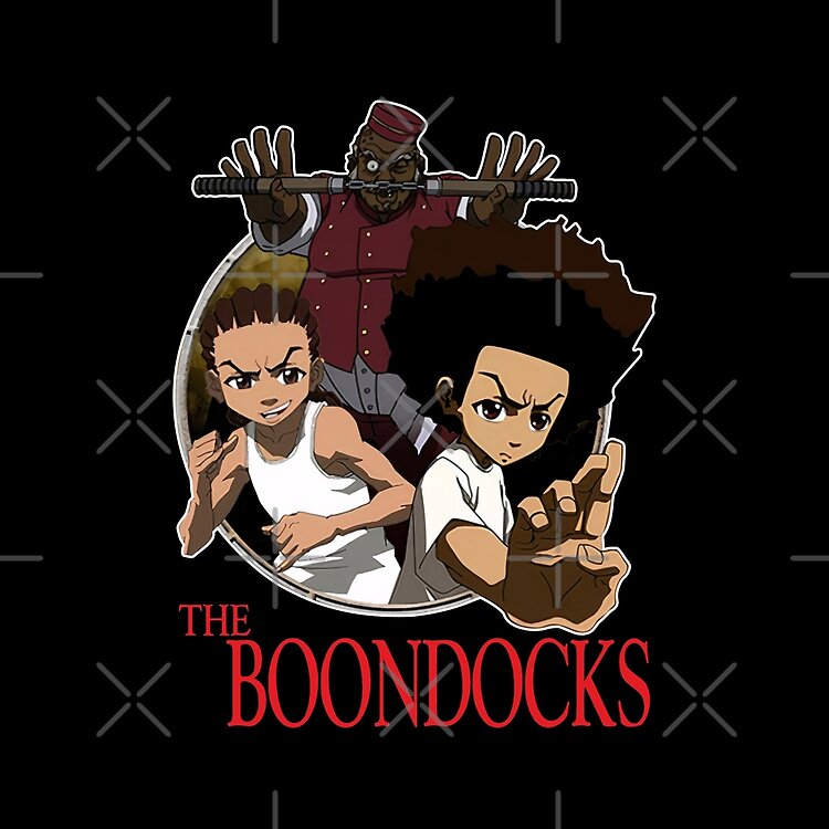 The Boondocks Sitcom Poster Funny Tote Bag - Image 2