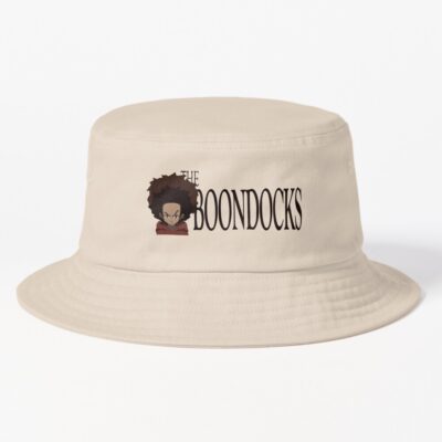 The Boondocks Huey Freeman & Logo Bucket Hat