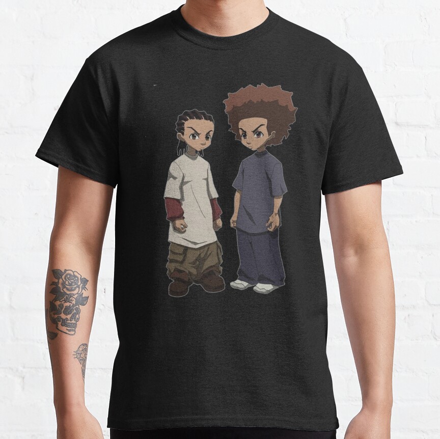 Huey And Riley Freeman Rip Grandpa Freeman T-Shirt - Image 4