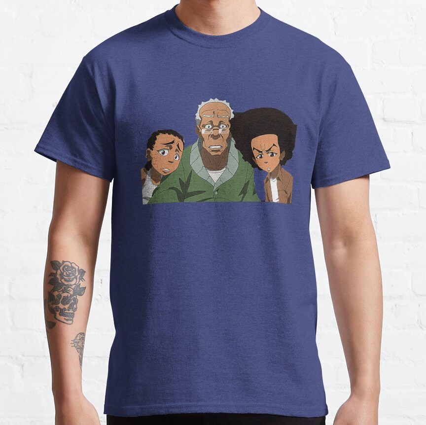 The Boondocks Huey The Boondocksthe Boondocks T-Shirt - Image 5