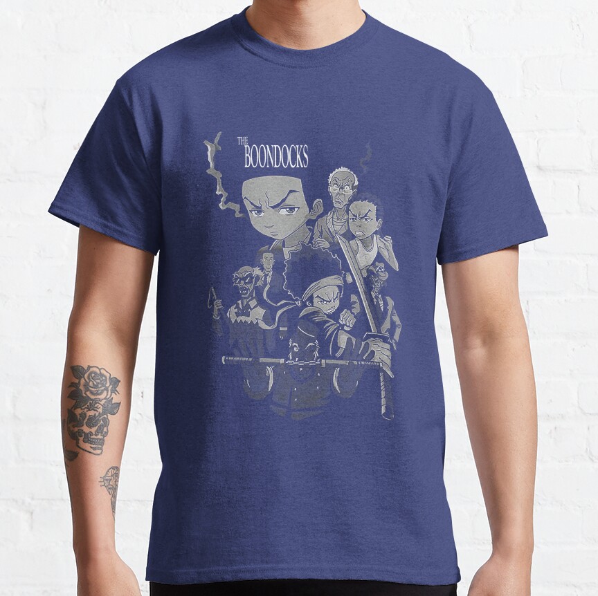 The Boondocks Sitcom Poster Classic T-Shirt - Image 4