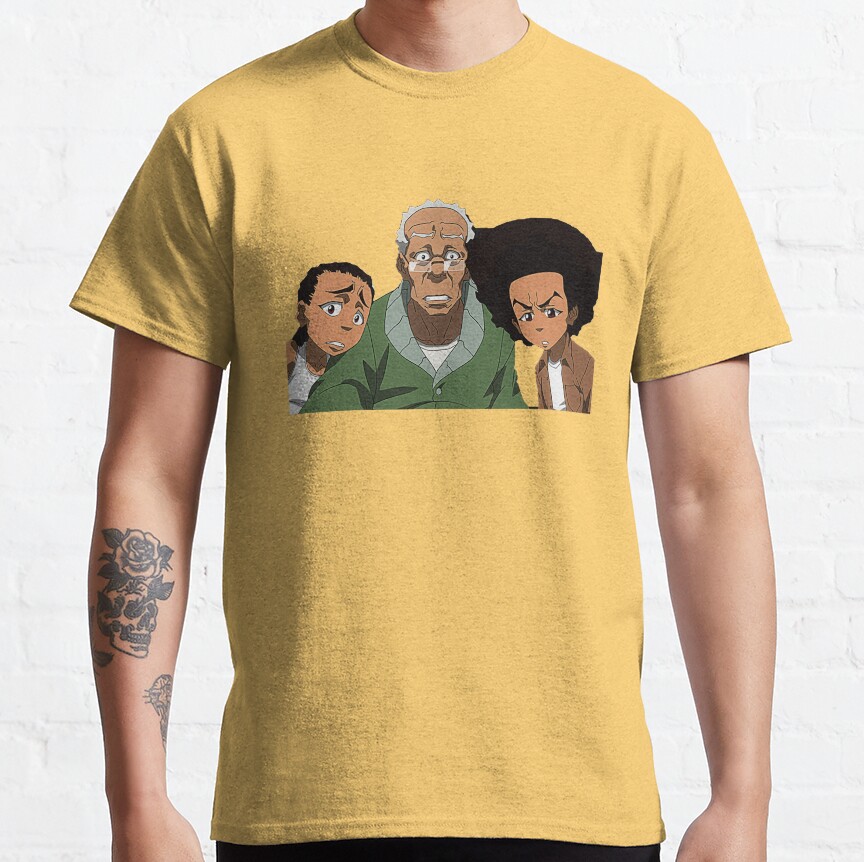 The Boondocks Huey The Boondocksthe Boondocks T-Shirt - Image 6