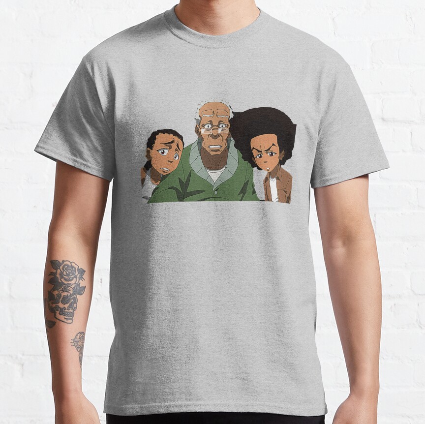 The Boondocks Huey The Boondocksthe Boondocks T-Shirt - Image 4