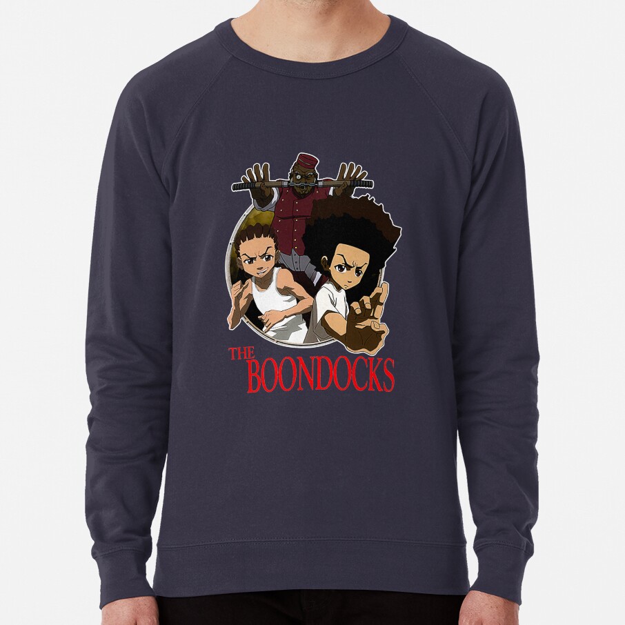 The Boondocks Huey Riley Ruckus Poster Funny Sweatshirt - Image 2