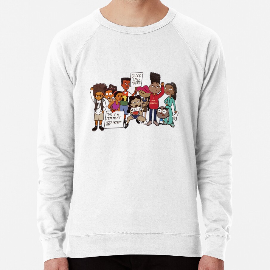Friends The Boondocks Sitcom Poster Classic Sweatshirt - Image 4