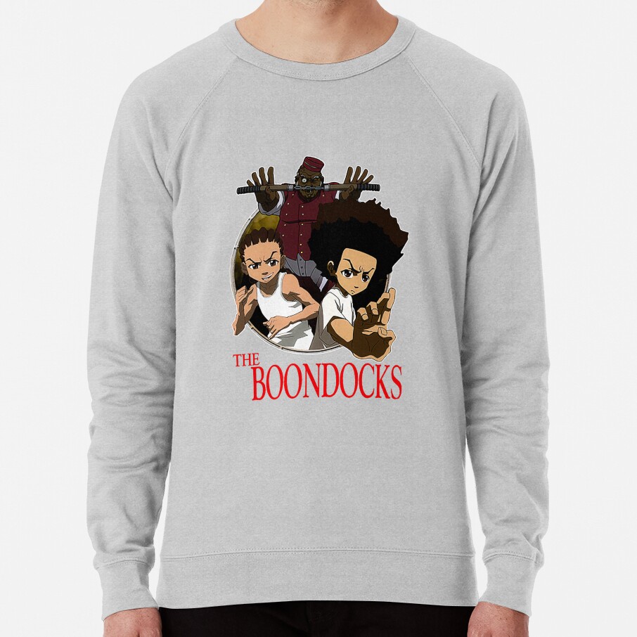 The Boondocks Huey Riley Ruckus Poster Funny Sweatshirt - Image 4