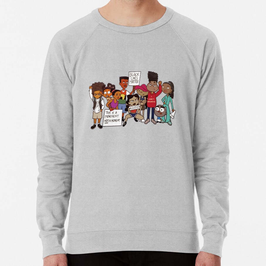 Friends The Boondocks Sitcom Poster Classic Sweatshirt - Image 5