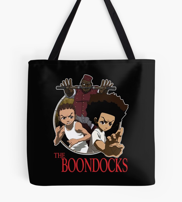 The Boondocks Sitcom Poster Funny Tote Bag