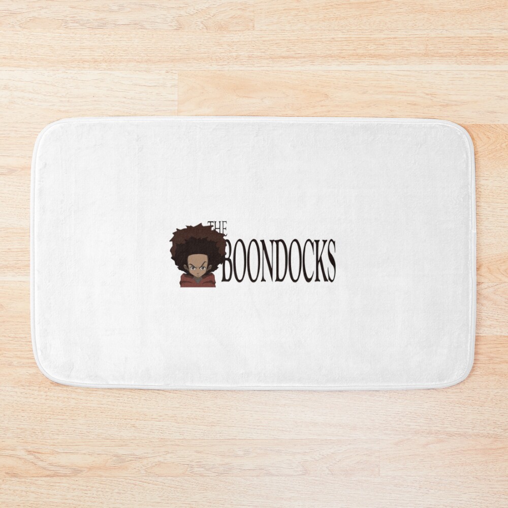 The Boondocks Huey Freeman & Logo Bath Mat