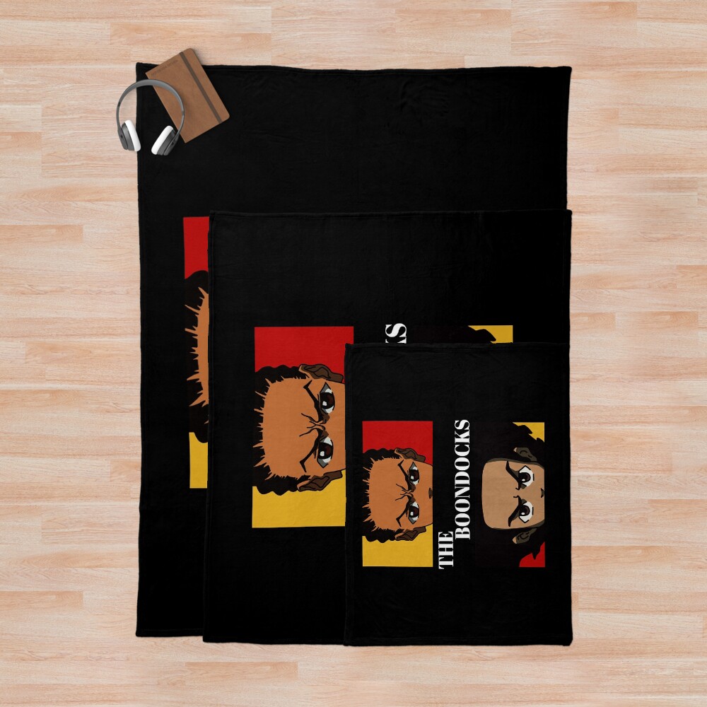Boondocks Puffy Afro Throw Blanket - Image 3