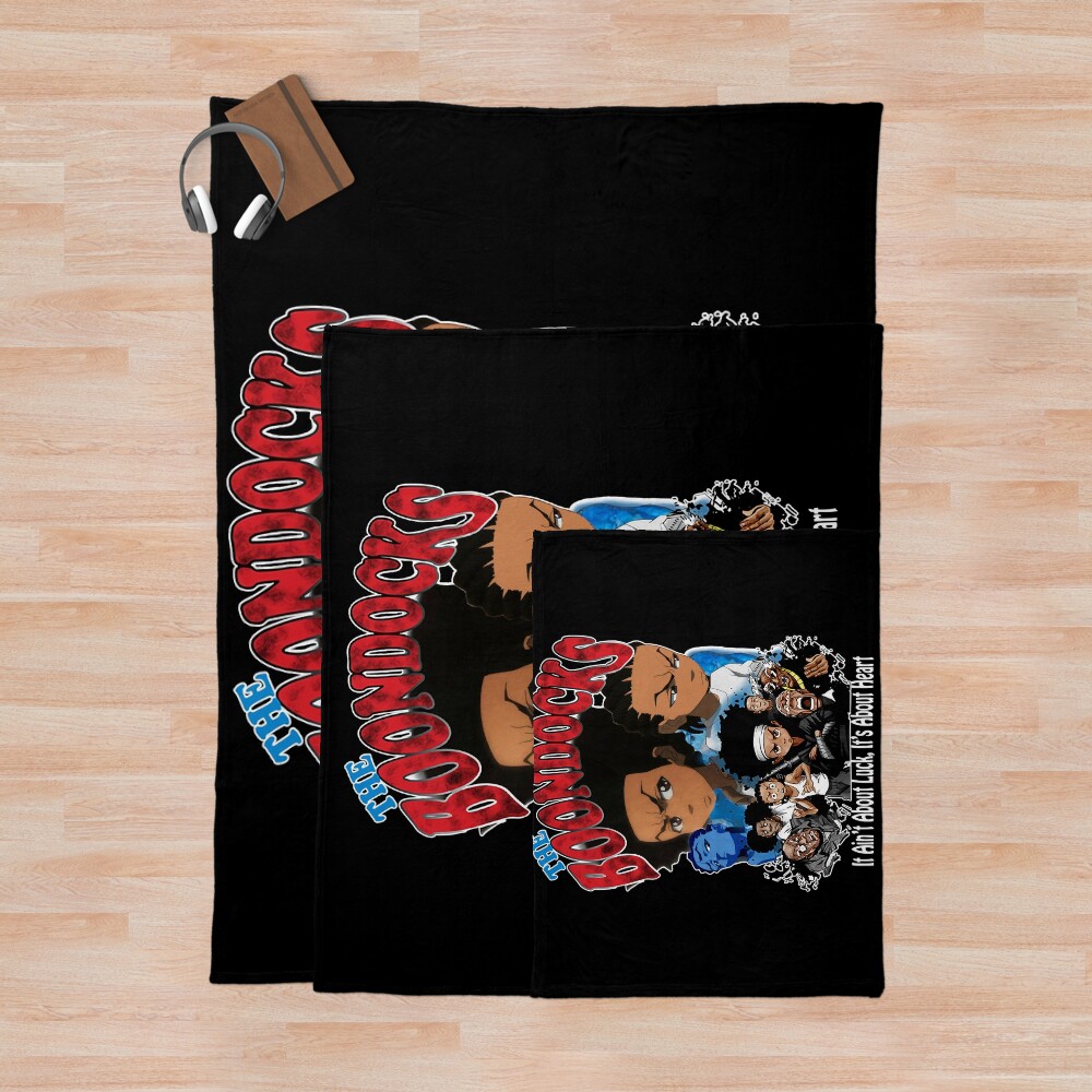 The Boondocks Sitcom Poster Throw Blanket - Image 3
