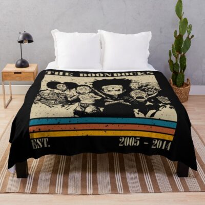 Retro The Boondocks Throw Blanket