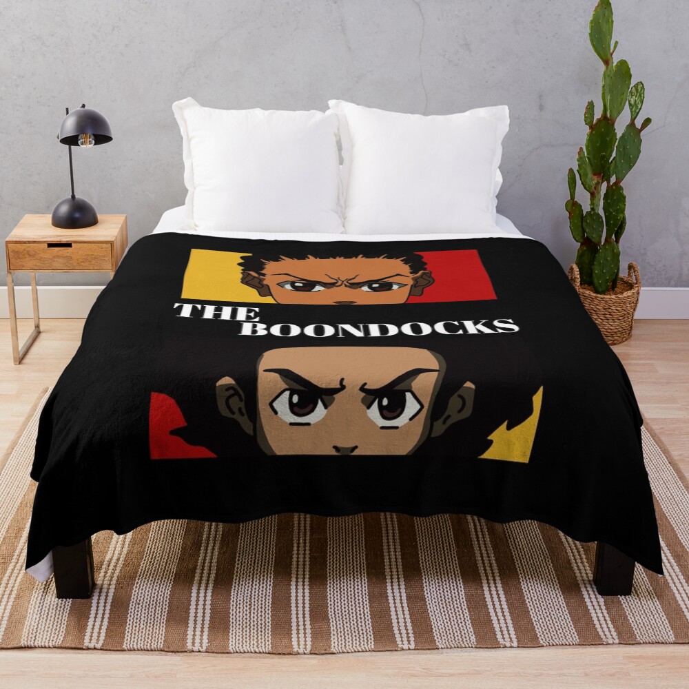 Boondocks Puffy Afro Throw Blanket