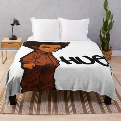 Huey Boondocks Street Art Throw Blanket
