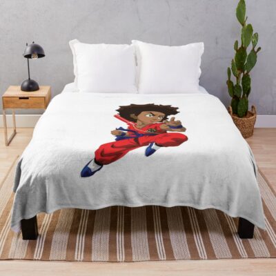 The Boondocks Huey Freeman Cute Throw Blanket