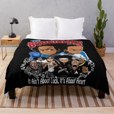The Boondocks Sitcom Poster Throw Blanket