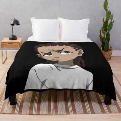 The Boondocks Band Throw Blanket