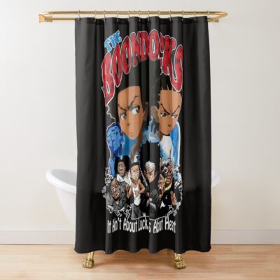 The Boondocks Sitcom Shower Curtain