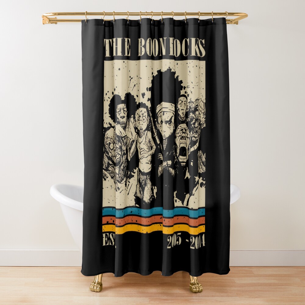 Retro The Boondocks Shower Curtain