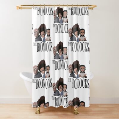 The Boondocks Funny Huey Design Shower Curtain