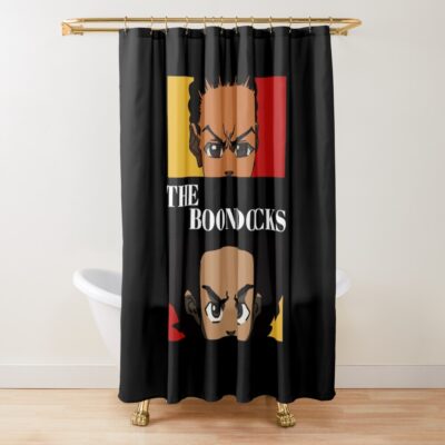 The Boondocks Puffy Afro Shower Curtain