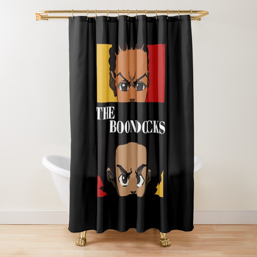 The Boondocks Puffy Afro Shower Curtain