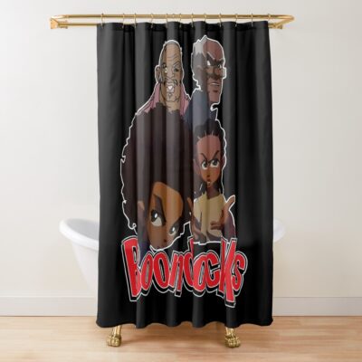 Boondocks Art Poster Shower Curtain