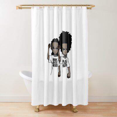 The Boondocks Huey Riley Shower Curtain
