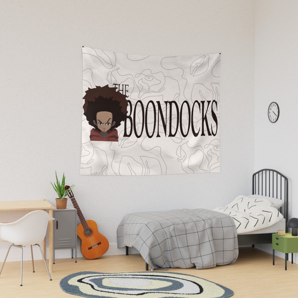 The Boondocks Huey & Logo Tapestry