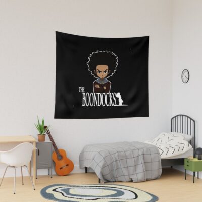 Boondocks Huey Freeman Puffy Afro Tapestry