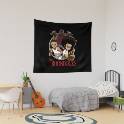The Boondocks Sitcom Poster Funny Tapestry